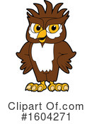 Owl Clipart #1604271 by Mascot Junction