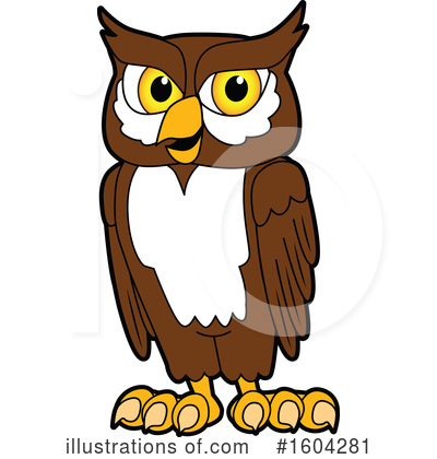 Owl Clipart #1604281 by Mascot Junction