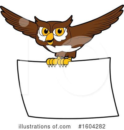 Royalty-Free (RF) Owl Clipart Illustration by Mascot Junction - Stock Sample #1604282