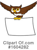 Owl Clipart #1604282 by Mascot Junction