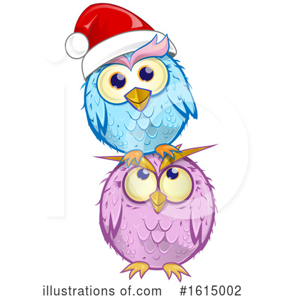 Royalty-Free (RF) Owl Clipart Illustration by Domenico Condello - Stock Sample #1615002