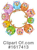 Owl Clipart #1617413 by Domenico Condello