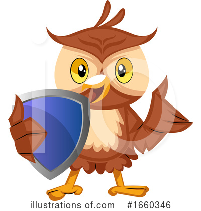 Royalty-Free (RF) Owl Clipart Illustration by Morphart Creations - Stock Sample #1660346