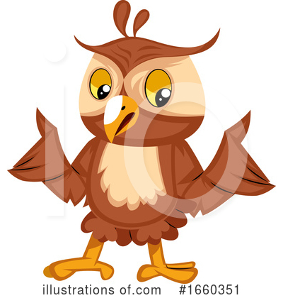 Royalty-Free (RF) Owl Clipart Illustration by Morphart Creations - Stock Sample #1660351