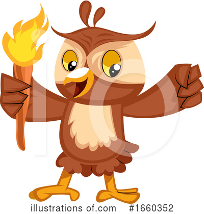 Royalty-Free (RF) Owl Clipart Illustration by Morphart Creations - Stock Sample #1660352