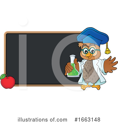 Royalty-Free (RF) Owl Clipart Illustration by visekart - Stock Sample #1663148