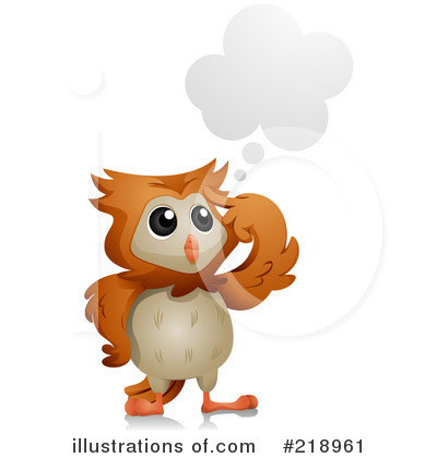 Royalty-Free (RF) Owl Clipart Illustration by BNP Design Studio - Stock Sample #218961