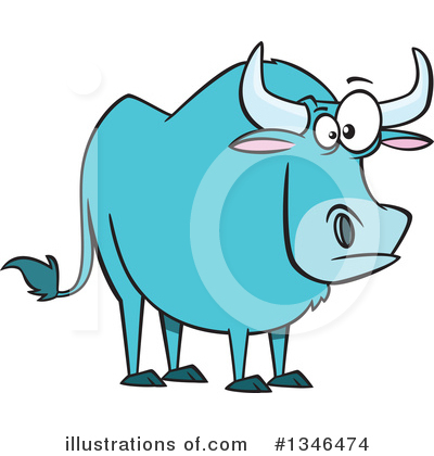 Bull Clipart #1346474 by toonaday