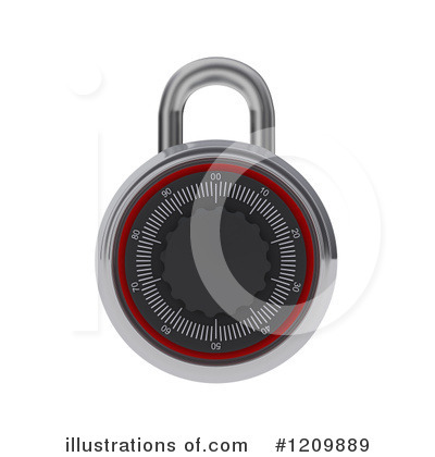 Combination Lock Clipart #1209889 by KJ Pargeter
