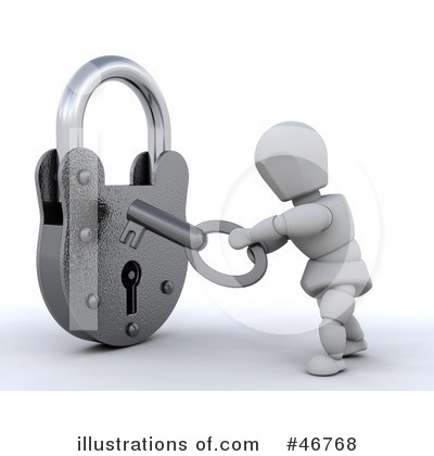 Lock Clipart #46768 by KJ Pargeter