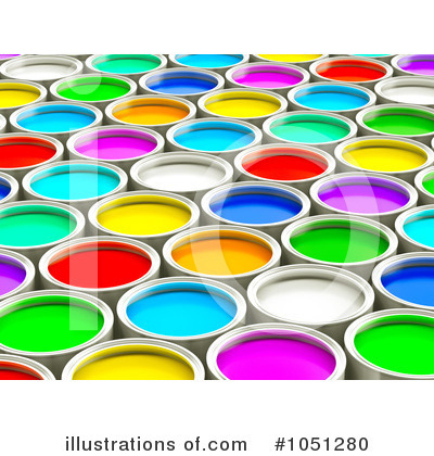 Royalty-Free (RF) Paint Clipart Illustration by ShazamImages - Stock Sample #1051280