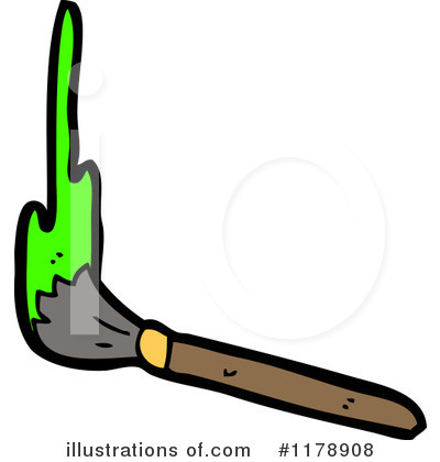 Royalty-Free (RF) Paintbrush Clipart Illustration by lineartestpilot - Stock Sample #1178908