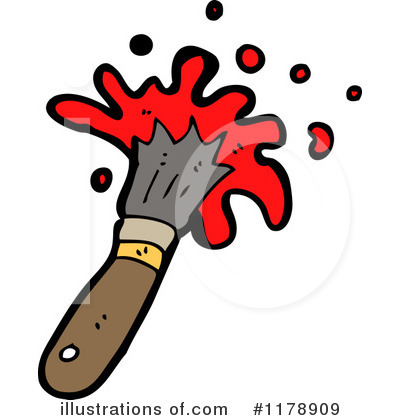 Royalty-Free (RF) Paintbrush Clipart Illustration by lineartestpilot - Stock Sample #1178909