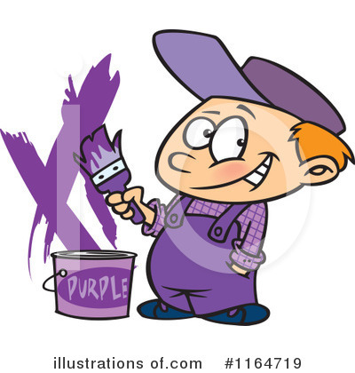 Royalty-Free (RF) Painter Clipart Illustration by toonaday - Stock Sample #1164719