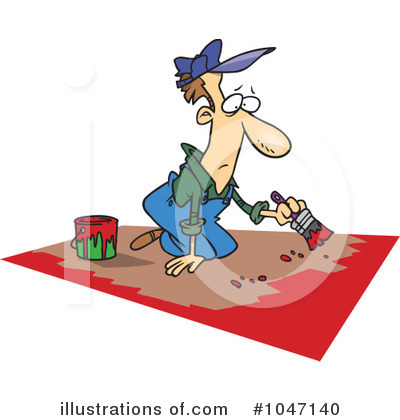 Painter Clipart #1047140 by toonaday