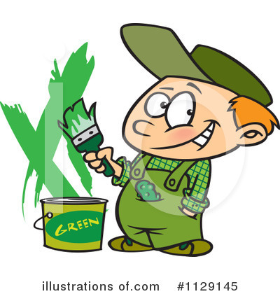 Painter Clipart #1129145 by toonaday