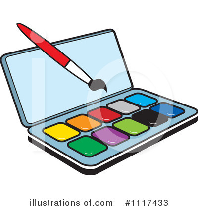 Paintbrushes Clipart #1117433 by Lal Perera