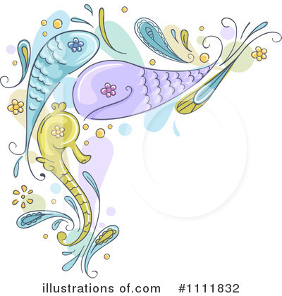 Seahorse Clipart #1111832 by BNP Design Studio
