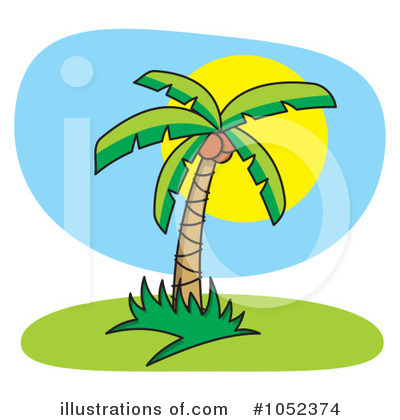 Palm Trees Clipart #1052374 by Any Vector