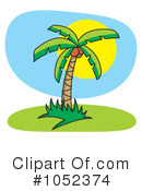 Palm Tree Clipart #1052374 by Any Vector