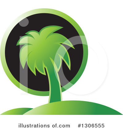 Palm Tree Clipart #1306555 by Lal Perera