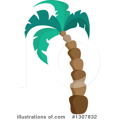 Royalty-Free (RF) Palm Tree Clipart Illustration by visekart - Stock Sample #1307832