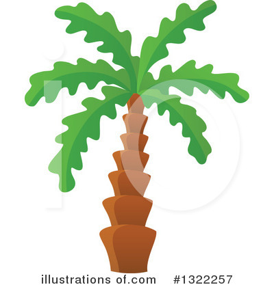 Palm Tree Clipart #1322257 by visekart