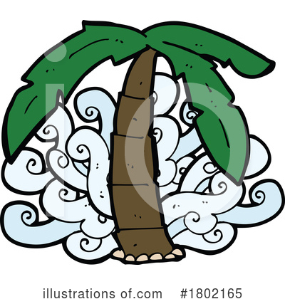 Royalty-Free (RF) Palm Tree Clipart Illustration by lineartestpilot - Stock Sample #1802165