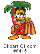 Palm Tree Mascot Clipart #8415 by Mascot Junction