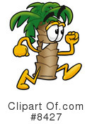 Palm Tree Mascot Clipart #8427 by Mascot Junction