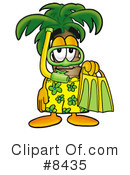 Palm Tree Mascot Clipart #8435 by Mascot Junction
