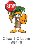 Palm Tree Mascot Clipart #8449 by Mascot Junction