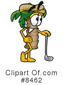 Palm Tree Mascot Clipart #8462 by Mascot Junction