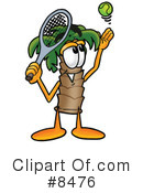 Palm Tree Mascot Clipart #8476 by Mascot Junction