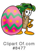 Palm Tree Mascot Clipart #8477 by Mascot Junction