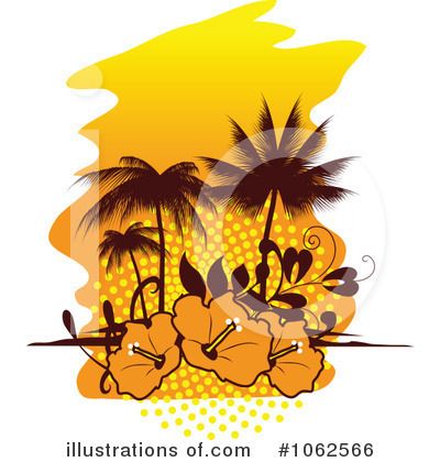 Royalty-Free (RF) Palm Trees Clipart Illustration by Vector Tradition SM - Stock Sample #1062566