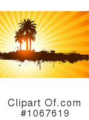 Palm Trees Clipart #1067619 by KJ Pargeter