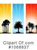 Palm Trees Clipart #1068837 by KJ Pargeter