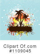 Palm Trees Clipart #1109045 by KJ Pargeter
