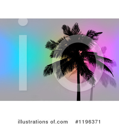 Palm Trees Clipart #1196371 by Arena Creative