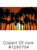 Palm Trees Clipart #1290704 by KJ Pargeter