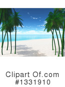 Palm Trees Clipart #1331910 by KJ Pargeter