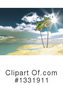 Palm Trees Clipart #1331911 by KJ Pargeter