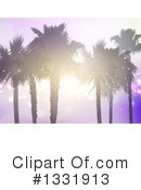 Palm Trees Clipart #1331913 by KJ Pargeter