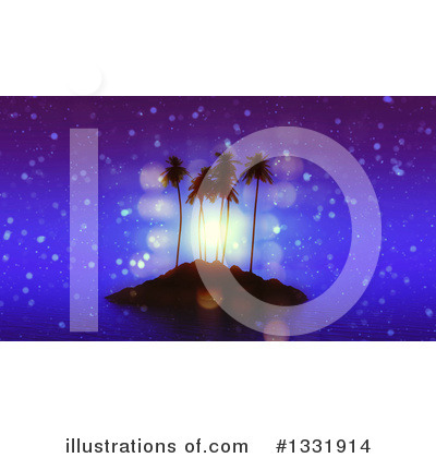Royalty-Free (RF) Palm Trees Clipart Illustration by KJ Pargeter - Stock Sample #1331914