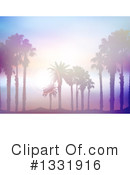 Palm Trees Clipart #1331916 by KJ Pargeter