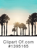Palm Trees Clipart #1395165 by KJ Pargeter