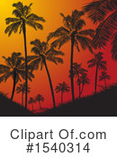 Palm Trees Clipart #1540314 by elaineitalia