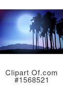 Palm Trees Clipart #1568521 by KJ Pargeter