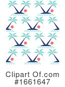 Palm Trees Clipart #1661647 by elena